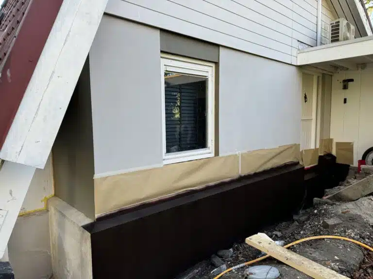 Gevelstucwerk glad project