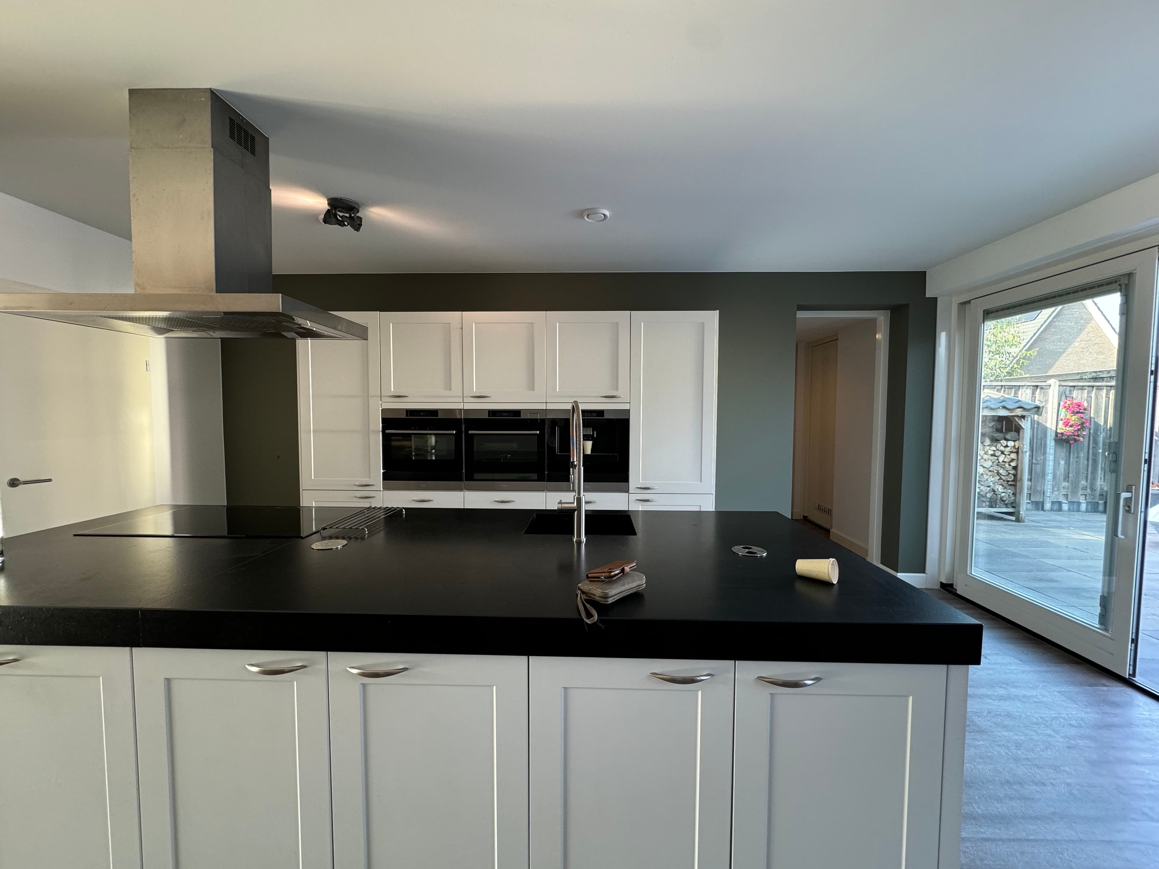 Keuken plafond laten spuiten