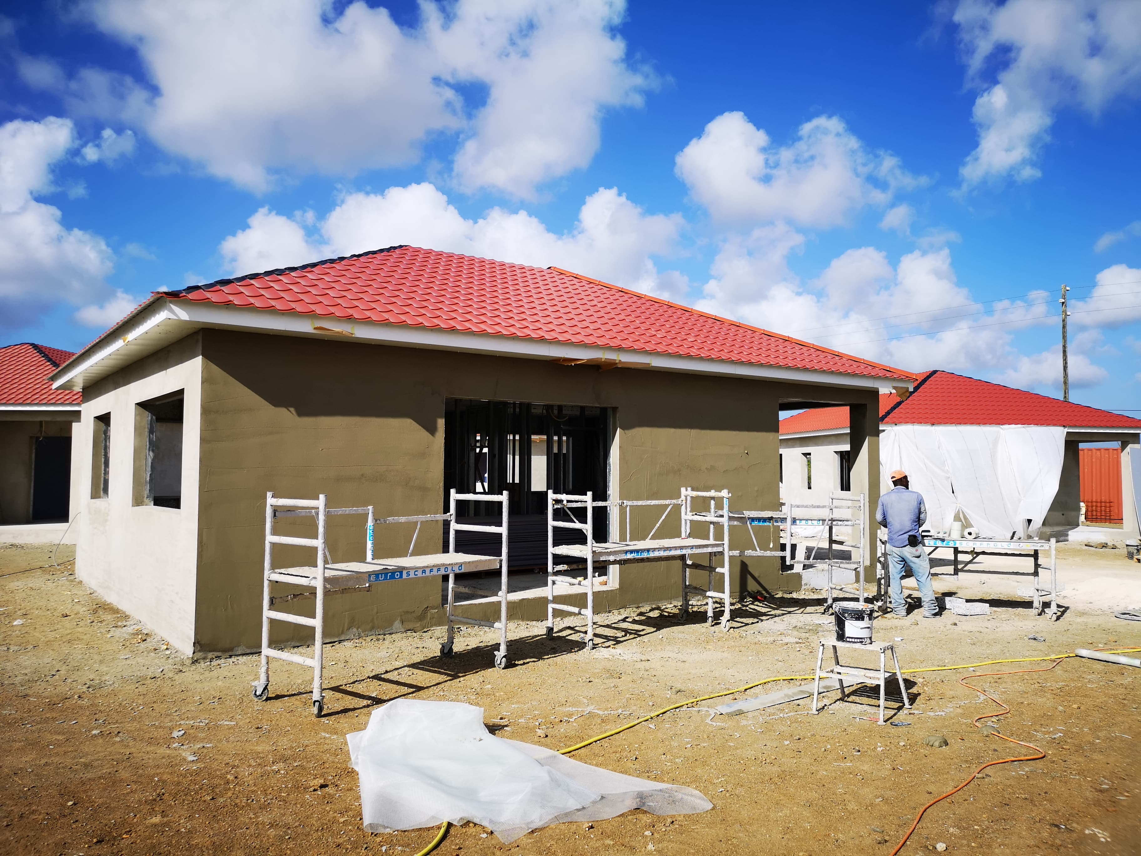 Stukadoor op Bonaire