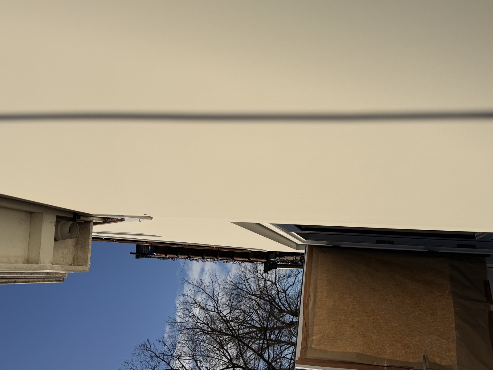 Detailfoto glad gevelstucwerk Stucologie